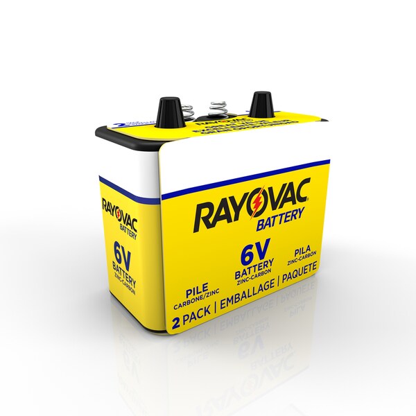 Rayovac Rayovac Zinc Carbon 6-Volt 6 V 8.5 mAh Lantern Battery 2 pk 944-2RC - main